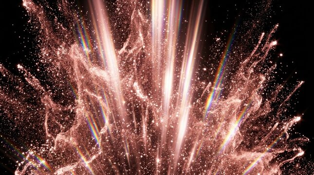 Rose Gold Cosmic Stardust Disper