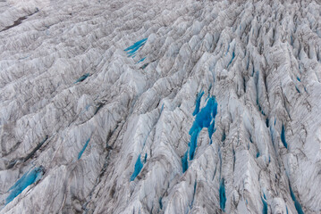 Knik Glacier is located on the northern edge of Alaska's Chugach Mountains. Over 28 miles long and 5 miles across this is one of central Alaska's greatest rivers of ice © Stefano
