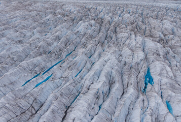 Knik Glacier is located on the northern edge of Alaska's Chugach Mountains. Over 28 miles long and 5 miles across this is one of central Alaska's greatest rivers of ice © Stefano