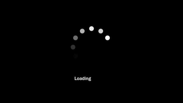 Operating installing concept, software updating and process , update modern functions, Setting updating icon. Setting updating icon. concept with alpha channel. Loading circle animation.