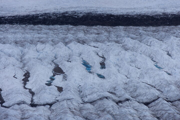 Knik Glacier is located on the northern edge of Alaska's Chugach Mountains. Over 28 miles long and 5 miles across this is one of central Alaska's greatest rivers of ice © Stefano