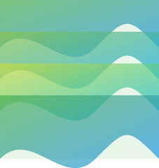 Obraz premium Abstract Organic Flowing Waves Background Vector Design - Smooth Gradient Liquid Shapes for Creative Projects