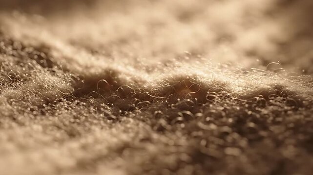 Sand Dunes Slowly Shifting and Rippling in a Seamless Looping Animation. Desert Texture with Subtle Movement and Warm Lighting.
