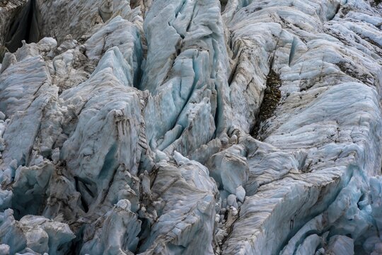 Glacial ice, crevasses, glacier Lower Glacial Sea, Bernese Oberland, Switzerland