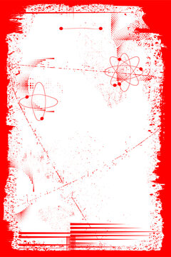 Glitch distorted grungy isolated layers . Design element for brochure, social media, posters, flyers. Overlay texture.Textured banner with Distress effect .Vector halftone dots . Screen print texture