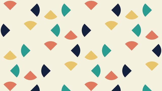 Rotating geometric tiles seamless loop