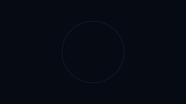 Minimalist compass needle rotating on dark background, navigation and direction concept animation orientation