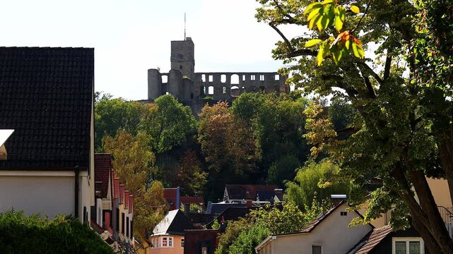 the cityscape of koenigstein im taunus germany 4k video