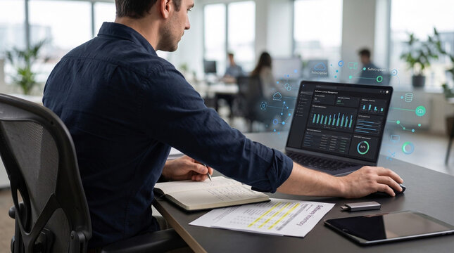 Software License Management Dashboard for Enterprise IT Asset and Subscription Tracking