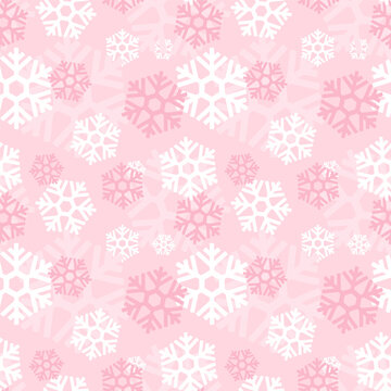 Falling snowflake. Seamless pattern snowflakes. Snow flakes freezing background. Repeated frozen design. Winter patern. Repeating wintry prints. Snows flake. Freeze snowing bg. Vector illustration