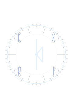 Valknut three interlocked triangles symbol. Isolated transparent PNG overlay.