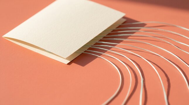 Dental floss fan pattern for oral care packaging