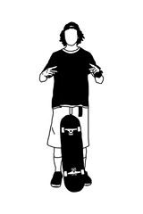 man with a skateboard © Playful Creatives