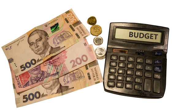 Financial concept. Ukrainian hryvnia banknotes - 500 and 200 UAH