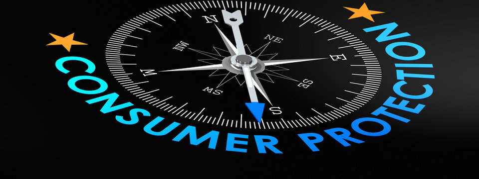 Consumer protection word on compass