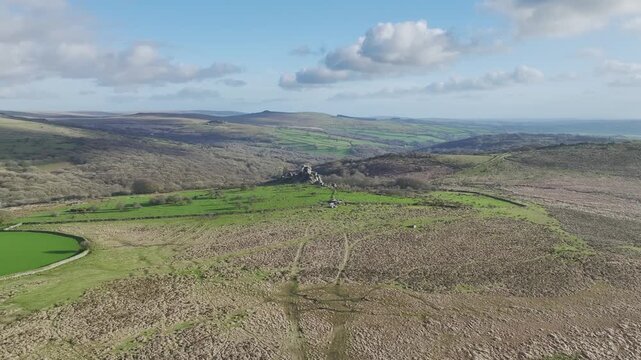Vixen Tor, Dartmoor National Park, Yelverton, Devon, England, United Kingdom