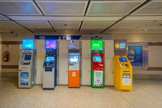 3 October 2026 Bank ATM Machine on Sukhumvit Rd Nana BKK Bangkok Thailand 