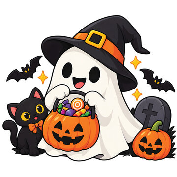 Cute Halloween Ghost