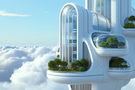 Vision of Modern Architecture and Sustainable Living in the Skies