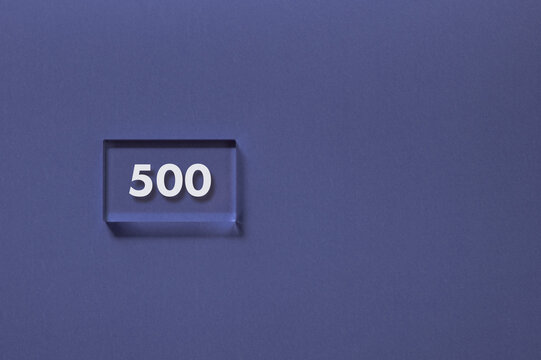 500 server error concept with wooden block prop &mdash; ideal for system downtime and backend troubleshooting articles