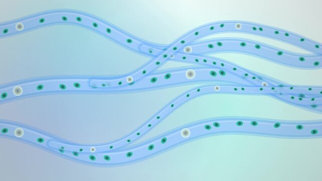 abstract blue wave background