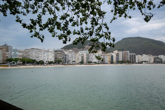 View of Rio de Janeiro shoreline with buildings