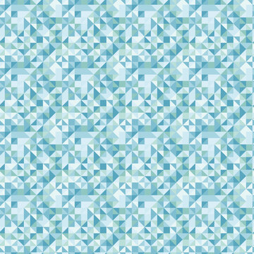 Blue abstract geometric background with triangles for design.