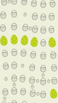 Decorative Easter Egg Pattern