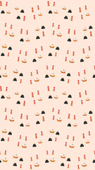 Nautical Pattern with Ships and Lighthouses © lucky