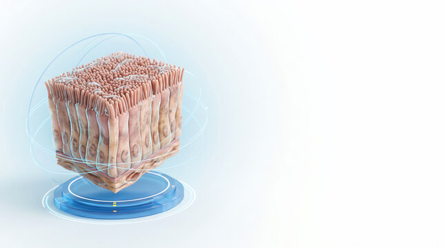 Human Intestinal Microvilli and Brush Border Anatomy