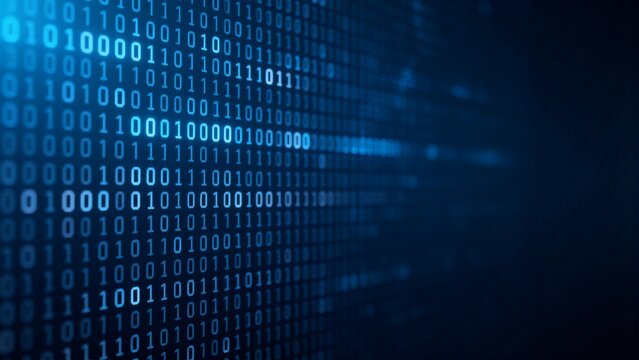 binary code background