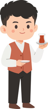 boy with a cup