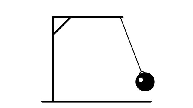 Pendulum Swinging Over Ground Surface