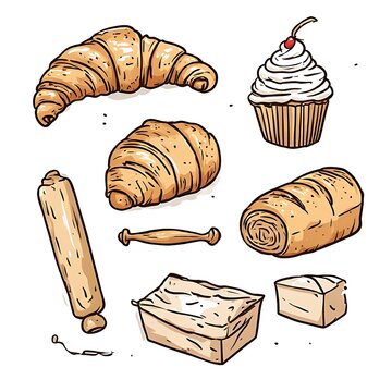 set of bread