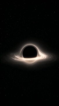 Black Hole in Space Scene for Science, Universe and Futuristic Concepts