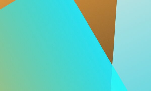 Abstract Blue and Bronze Geometric Background with Grainy Texture