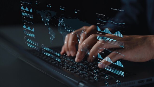 An international data network combines regional connections with live traffic analysis, supporting visibility into routing, latency and the delivery of information.