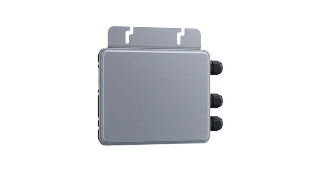 Industrial waterproof junction box, grey electronic enclosure unit, isolated outdoor wiring box