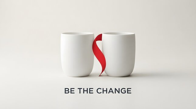 Conceptual image of a split can with a salmon leaping upward symbolizing change