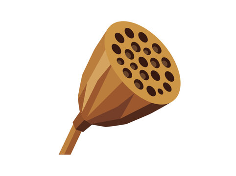 Shovel with Holes Traditional Wooden Handle and Scoop