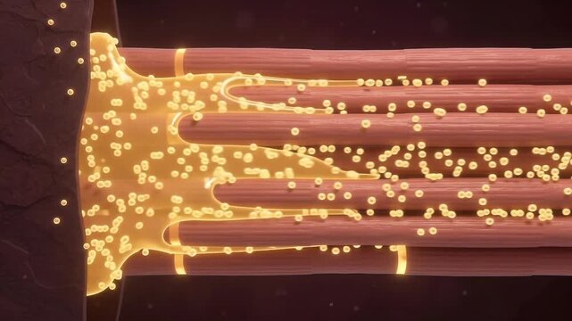 Sarcolemma Creatine Influx and Citrine Gold Particle Streaming