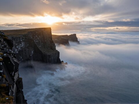 Coastal Sea Of Clouds Snaefellsnes Sunrise