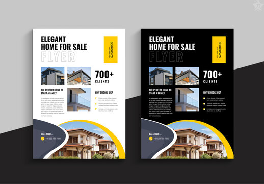 Real Estate Flyer Layout