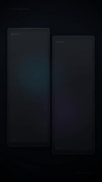 4K Vertical Frosted Glass Split Panel Minimalist Background Seamless Loop with Subtle Edge Glow for Stories