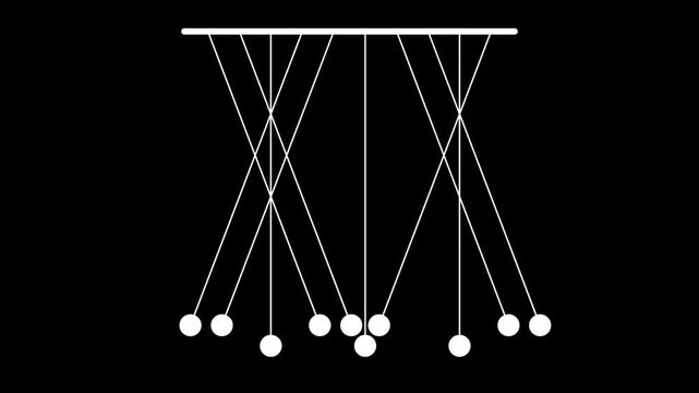 Neural Network Diagram Abstract Connections