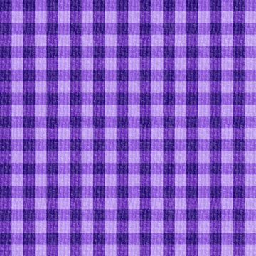Deep Violet & Lavender Gingham &mdash; Rich Purple Plaid with Subtle Woven Fabric Texture Seamless Pattern. Perfect for elegant home decor, premium textiles, fashion apparel, vintage styling. 