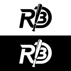 Modern RD3 Letter Logo Design, Bold Monogram Symbol, Minimalist Corporate Brand Identity Vector © Popy