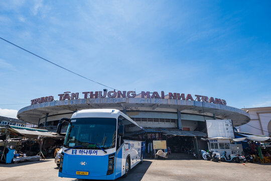 Nha Trang, Vietnam - 05.21.2026: Dam Market, or Cho Dam In Vietnamese, in Nha Trang. Dam Market Is Known As The First And Most Famous Market In Nha Trang.