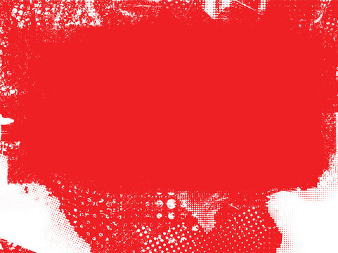 Background with glitch distorted grunge textures . grunge background texture with halftone dots, glitched shapes, textures and lines .Screen print vector background with grunge textured surface.