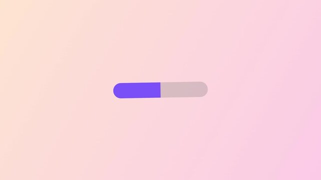 Minimal Gradient Light Bar Display